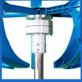 Wind power vertical axis red lantern wind turbine